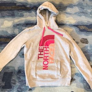 North face 💓⛄️ pink & gray sweatshirt